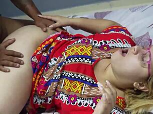 Damn, that hot colombian curvy roommate's big ass needs spanking and fucking now?