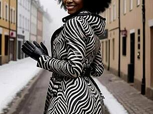 genesis teases huge ass in leather boots outdoors part 1