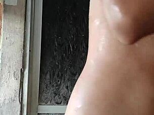 hey, check this innocent latina bathing on spy cam!