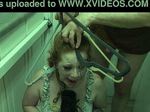 Lick that cum off my boot, you messy redhead degradation slave!