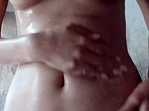 hey, check this innocent latina bathing on spy cam!