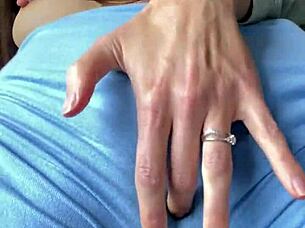 aussie milf charlotte star soaks gym shorts with orgasmic pussy play