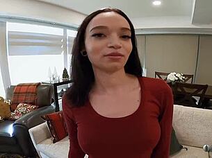 Bbc surprise for perfect natural tits teen: can't stop creampie cumming inside her wet pussy