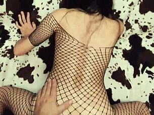 milf's fishnet ass ready for pov pounding 🔥🍑