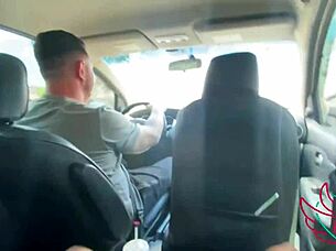 casada sucked me off with husband driving putinha!