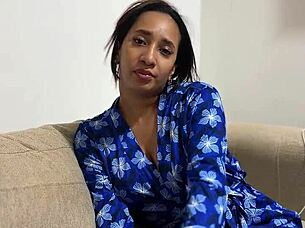 busty brunette milf leyne teaches hot sex skills