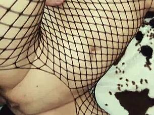milf's fishnet ass ready for pov pounding 🔥🍑