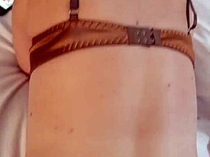 french slut in spandex lingerie begs for pussy pounding!