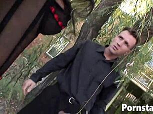 simone peach strips lingerie outdoors, bares shaved pussy for public thrill