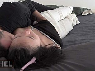 cute girl next door wakes up for passionate morning sex