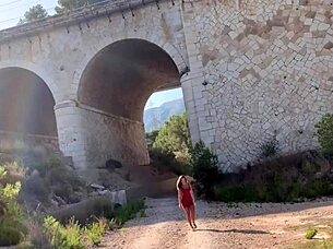 daring public cowgirl ride 😈 she moans as i suck her huge clit asshole 💦