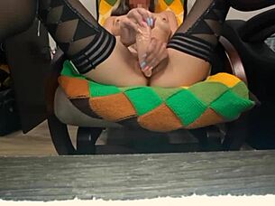 i slip on stockings caressing tight pussy thinking of your monster cock 😘