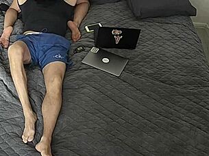cheating milf screams orgasm as lover creampies her pussy