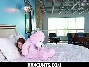 Hide and seek turned hot with petite Mazy Myers!