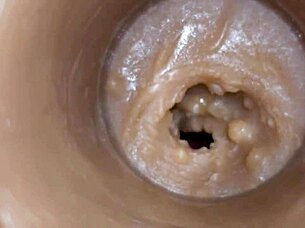 Watch this pussy get extreme sperm injection toy cam closeup