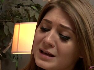 uhh chunky lesbian rims busty milf's ass teasin her wet clit with vibrator