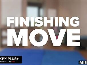 crystal clark the fit blonde milf dominates stud with deepthroat and cowgirl