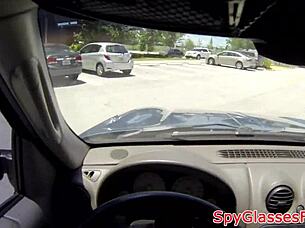 wanna see this tanned euro beauty doggystyle on spycam?