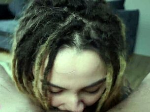 blue eyed tattooed cutie ready for wet cock ride