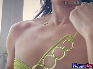 Russian teen goddess strips naked confidently posing sexy