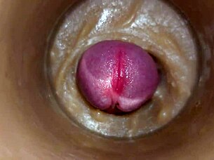 Watch this pussy get extreme sperm injection toy cam closeup