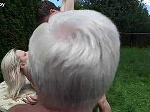 grandpa spies our outdoor assfucking cumshot rough