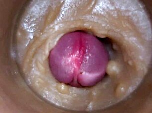 Watch this pussy get extreme sperm injection toy cam closeup