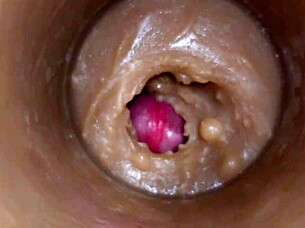 Watch this pussy get extreme sperm injection toy cam closeup