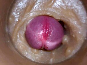 Watch this pussy get extreme sperm injection toy cam closeup