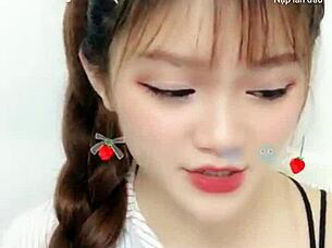 i'm that cute korean girl going live on webcam sexy vibes