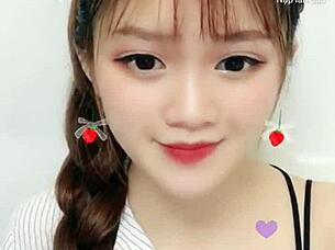 i'm that cute korean girl going live on webcam sexy vibes