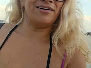 milfs flash big asses on beach hunting virgin cock to pound