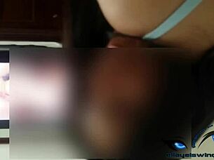 ellayelswinger latina wife cuckold fucks hot friend