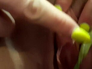 micro bikini milf squirts huge from big clit orgasm