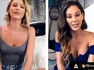 emma hix and milf cherie deville finger wet pussies and asses on cam