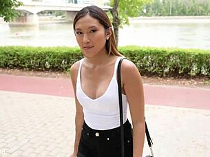 May Thai's Seductive DP Threesome