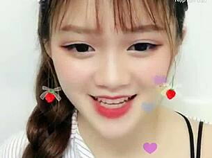 i'm that cute korean girl going live on webcam sexy vibes