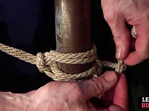 Submissive Blonde's Passionate Bondage Ecstasy