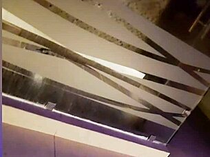 mexican redhead babe washes tight ass bathroom amateur bath