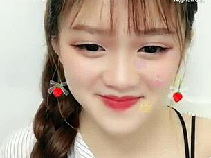 i'm that cute korean girl going live on webcam sexy vibes