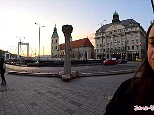 hey, watch this cute petite hungarian brunette ride monster cock cowgirl in budapest vlog!