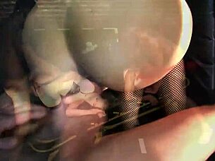 jane darling and sarah twain tease xxx foursome on city street