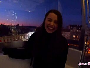 hey, watch this cute petite hungarian brunette ride monster cock cowgirl in budapest vlog!