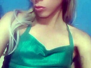 realfemboi giving it all in crossdressing bisexual amateur fun