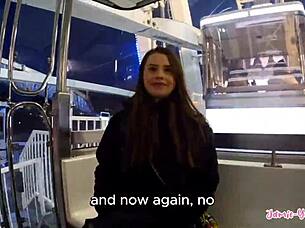 hey, watch this cute petite hungarian brunette ride monster cock cowgirl in budapest vlog!