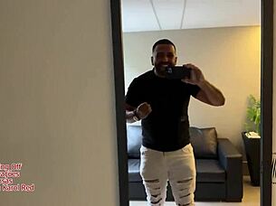 Karol Red's Backstage Christmas: Curvy Ass Rides Monster Cock