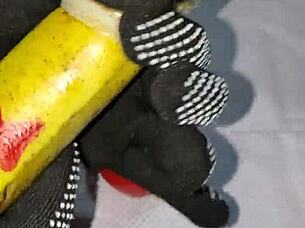 daddy, your banana's stretching my wet redhead ass so hardcore!