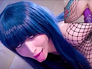 cosplay slut hinata uzumaki takes huge real creampie