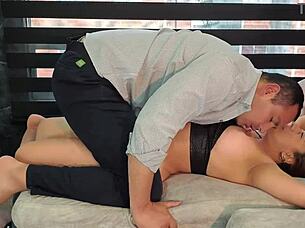 latina hot wife doggystyle pounded deepthroats swallows cum 💦🔥