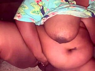 pregnant ebony wife remi fingers her juicy pussy and tight asshole 😈🔥💦